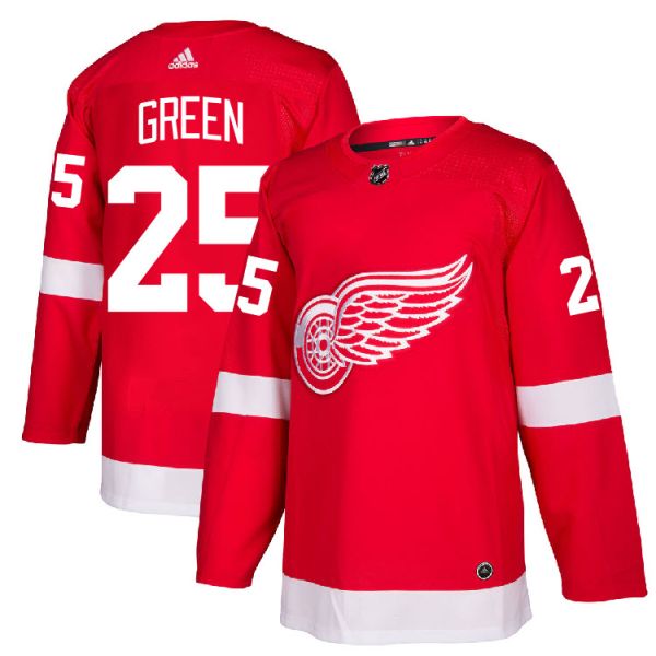 green red wings jersey