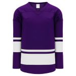 H6400 League Hockey Jersey - Purple/White - Front