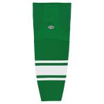 HS2100 Lightweight Pro Hockey Socks - Kelly/White - Front