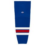 HS2100 Lightweight Pro Hockey Socks - New York Rangers Royal - Front