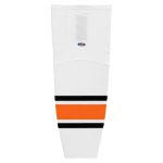 HS2100 Lightweight Pro Hockey Socks - Philadelphia White - Front