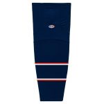 HS2100 Lightweight Pro Hockey Socks - 2017 Columbus Navy - Front