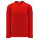 S1900 Soccer Long Sleeve Shirt - Red - Front