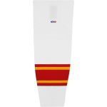 HS2100 Lightweight Pro Hockey Socks - 2021 Calgary White - Front