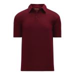 A1810 Apparel Polo Shirt - Maroon - Front