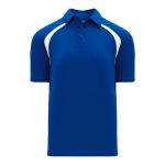 A1820 Apparel Polo Shirt - Royal/White - Front