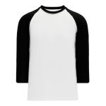 A1846 Apparel Short Sleeve Shirt - White/Black - Front