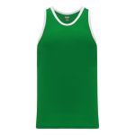 B1325 League Basketball Jersey - Kelly/White - Front