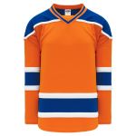 H550B Pro Hockey Jersey - New 2015 Edmonton 3rd Orange - Front