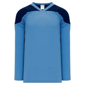 H6100 League Hockey Jersey - Sky/Navy - Front