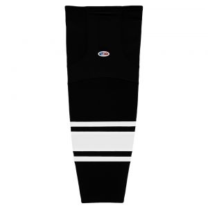 HS2100 Lightweight Pro Hockey Socks - Black/White - Front