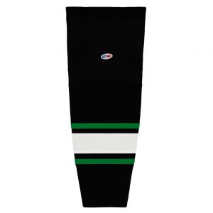 HS2100 Lightweight Pro Hockey Socks - Dallas Black - Front