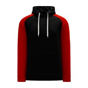 A1840 Apparel Sweatshirt - Black/Red - Front