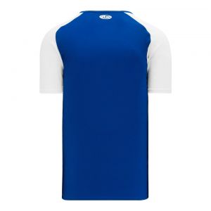 BA1375 Pullover Baseball Jersey - Royal/White - Back