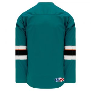 H550B Pro Hockey Jersey - 2013 San Jose Pacific Teal - Back