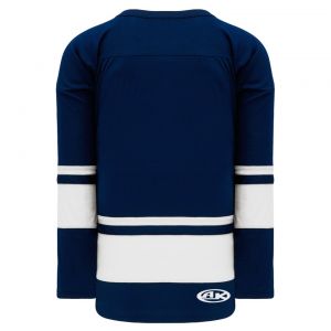 H6400 League Hockey Jersey - Navy/White - Back