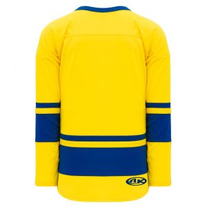 H6400 League Hockey Jersey - Maize/Royal - Back