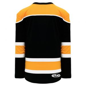 H7500 Select Hockey Jersey - Black/White/Gold - Back