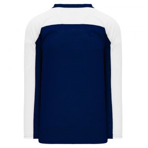 LB153 Box Lacrosse Jersey - Navy/White - Back