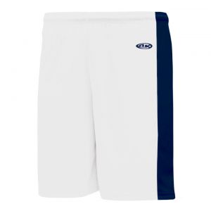 VS9145 Volleyball Shorts - White/Navy - Front