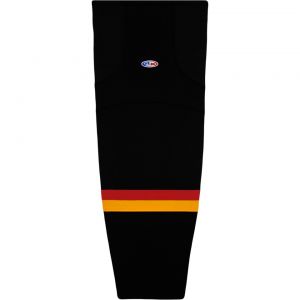 HS2100 Lightweight Pro Hockey Socks - 2021 Calgary Reverse Retro Black - Front