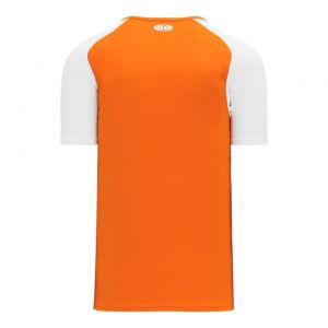 S1375 Soccer Jersey - Orange/White - Back