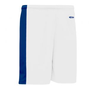 SS9145 Soccer Shorts - White/Royal - Back