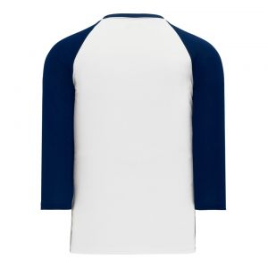 V1846 Volleyball Jersey - White/Navy - Back