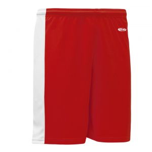 VS9145 Volleyball Shorts - Red/White - Back