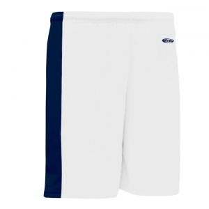 VS9145 Volleyball Shorts - White/Navy - Back