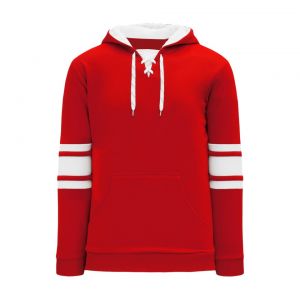 A1845 Apparel Sweatshirt - Red/White - Front