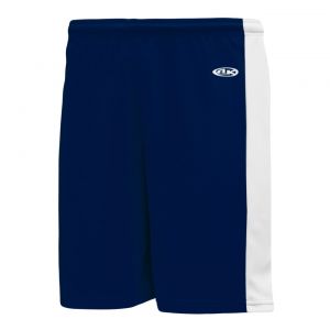 BS9145 Pro Basketball Shorts - Navy/White - Front