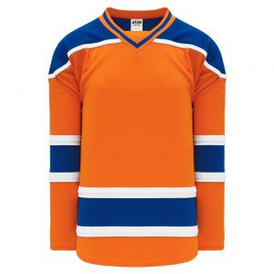 H550B Pro Hockey Jersey - New 2015 Edmonton 3rd Orange - Front