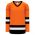 H6500 League Hockey Jersey - Orange/Black/White - Front