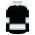 H7500 Select Hockey Jersey - Black/Grey/White - Front