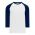 S1846 Soccer Jersey - White/Navy - Front