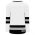 H6500 League Hockey Jersey - White/Black/Grey - Back