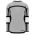 H7000 Select Hockey Jersey - Grey/White/Black - Back