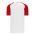 S1375 Soccer Jersey - White/Red - Back