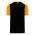 S1375 Soccer Jersey - Black/Gold - Back