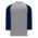 S1846 Soccer Jersey - Heather Grey/Navy - Back