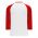 V1846 Volleyball Jersey - White/Red - Back