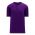 BA1347 Two Button Baseball Jersey - Purple - Front