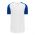 BA1875 Full Button Baseball Jersey - White/Royal - Front