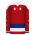 H550C Pro Hockey Jersey - 2015 Washington 3rd Red - Front