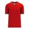 S1333 Soccer Jersey - Red/Black/White - Front