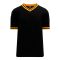 V1333 Volleyball Jersey - Black/Gold - Front