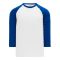 V1846 Volleyball Jersey - White/Royal - Front