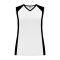 V601L Women's Volleyball Jersey - White/Black - Front