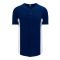 BA1890 Full Button Baseball Jersey - Navy/White - Front